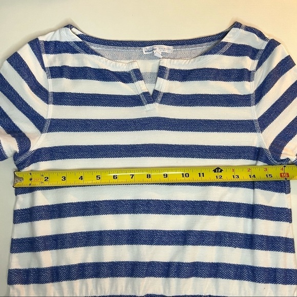 Talbots Petite Blue and White Striped Dress in Size Sp - Picture 4 of 8